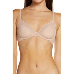 SKIMS Mesh Underwire Bra Convertible Clay 34A